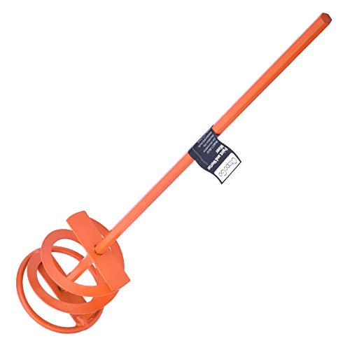 Paint & Mortar Mixer, 16" L, 3" Dia (Orange#02) - color: Orange#02