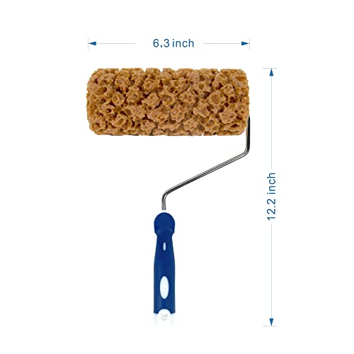 Hanroy 7" Sea Sponge Roller - Texture Paint for Walls, Faux Finish - color: M90ft