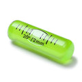 Replacement Level Glass Vial, Spirit Bubble Level, Accurate, No nib, Size: 35mm x 11mm, 1-3/8" x 7/16" - Green Liquid