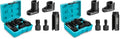 DURATECH 5PCS O2 Oxygen Sensor Socket Thread Chaser Set, 3/8" 1/2" Drive x 7/8" 22mm Oxygen Sensor Remover O2 Sensor Removal Tool Kit (Pack of 2) - size: 5pcs (Pack of 2)