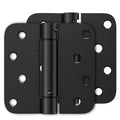 Luxbaro 2 Pack Self Closing Door Hinges, 4 Inch, Adjustable Tension, Black - color: Matte Black-5/8'', size: 4" 2 Pack