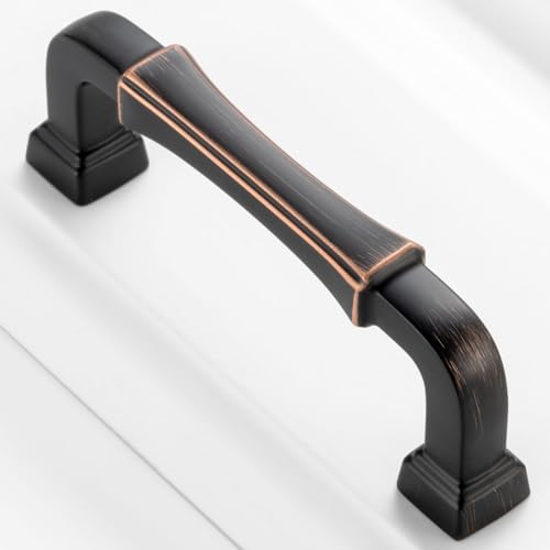 3 Inch Oil Rubbed Bronze Cabinet Pulls Kitchen Handles 10 Pack 3175 - color: Oil Rubbed Bronze, size: 3 In Hole Distance