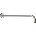BRIGHT SHOWERS 16-Inch Shower Head Extension Arm with Flange, L Shaped Shower Extender, Extra-Long Stainless Steel Shower Pipe, Brushed Nickel - color: Brushed Nickel, style: L-Shape 16 Inch