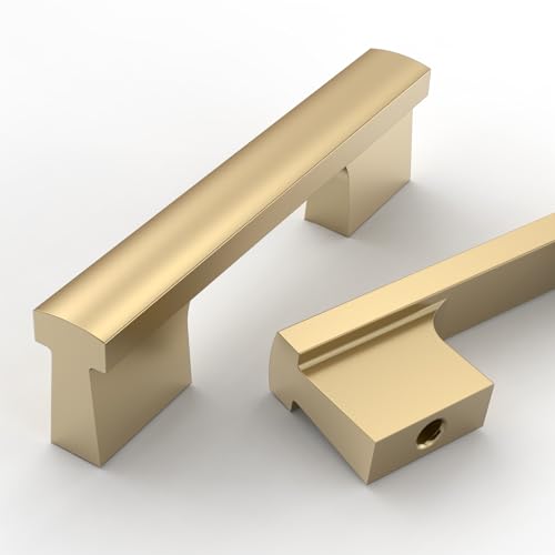 Asidrama 10 Pack 3 Inch(76mm) Champagne Bronze Cabinet pulls Kitchen Cabinet Handles, Kitchen Cabinet Hardware for Cupboard Drawer Pulls - color: Champagne Bronze, size: 3" Hole Center(76mm)