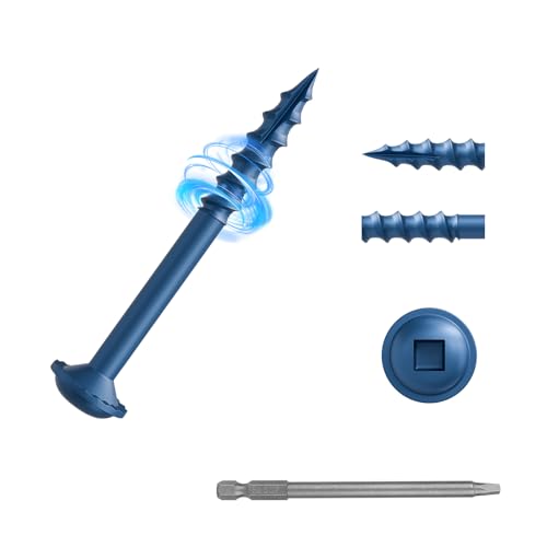 Kryonix Pocket Hole Screws #8 x 2-1/2 Inch, 600PCS Exterior Pocket Screws - size: #8 x 2-1/2"