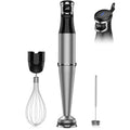 Turelar Immersion Blender Handheld 3-in-1 Hand Blender Set 1100W Heavy Duty - color: Black, size: 3 in 1