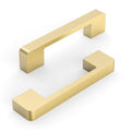 Brushed Gold Cabinet Pulls and Handles, 3.75 Inch, 10 Pack - color: Brushed Gold, size: 3.75"/96MM Hole Center