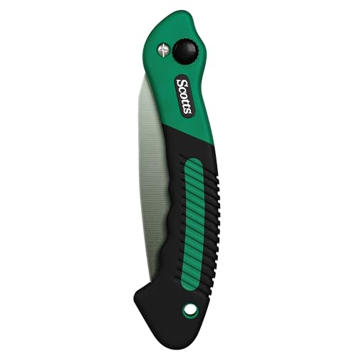 Scotts 2-Piece Pruning Tool Set – Includes 8 in. Bypass Pruning Shears for Live Plants and Soft Stems, and 7.5 in. Folding Saw for Cutting Thick Branches - style: Bypass Pruner & Folding Saw Set