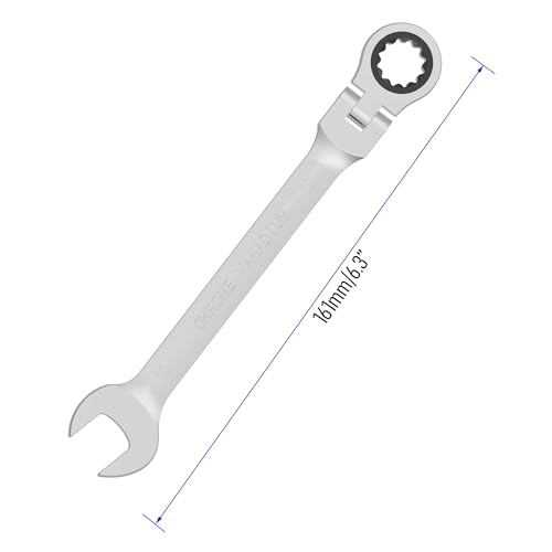 10mm Flex-Head Ratcheting Combination Wrench, 10mm Metric - size: 10mm