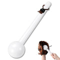 Hollowfly Baseball Glove Mallet 12 Inch Baseball Softball Glove Shaping Hammer with Leather Rope- Quick Create Ball Shaped Pocket for Softball - color: White