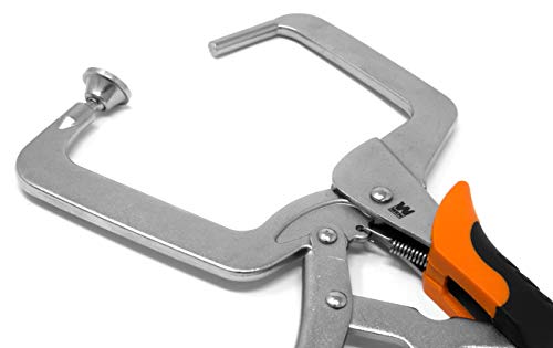 WEN CL436R 4-Inch Right Angle Clamp for Woodworking and Pocket Hole Joinery
