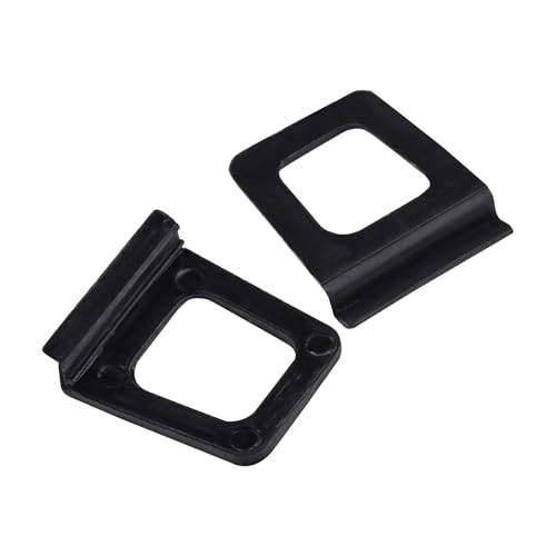 Window Screen Lift Tabs - Hollow, Universal, Black Plastic Pull Tabs (30 Pack) - color: Black
