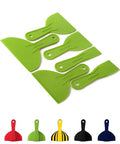 Bates Plastic Putty Knife Set, 6 Pack - Green, Paint Scraper, Spackle Tool, Spreader - color: Green, size: 1.5, 2, 3, 4, 5, 6 Inches, 6 Pack