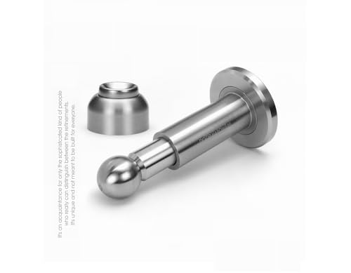 VIBORG Deluxe Solid Sus304 Stainless Steel Extra-Thick Casting Heavy Duty Adjustable Powerful Floor or Wall Mount Mounted Magnetic Doorstops Door Stopper Door Stop (1)