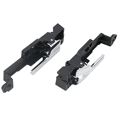 TQPONLY Front/Rear Interior Door Handle Left & Right Side (4 Pcs) Compatible with 2006-2012 Ford Fusion,2007-2012 Lincoin MKZ,2006 Lincoin Zephyr,2006-2012 Mercury Milan - color: Front/Rear LH&RH