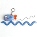 Cute Blue Fish Fashion Measuring Tape 79", Sewing Gifts w/Keychain - color: A7-Blue Fish