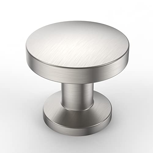 Asidrama 10 Pack Brushed Satin Nickel Kitchen Cabinet Knobs for Dresser Drawers - Zinc Hardware - color: Brushed Satin Nickel, style: 10 Pack