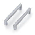 Ravinte Grey Square Cabinet Handles Drawer Pulls,5 Inch,30 Pack | Screws Included, Stainless Steel, Square Bar Grip, Easy Install, Kitchen Cabinet Hardware, For Cupboards, Drawers, Dressers - color: Gray