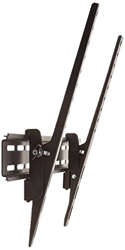 Amazon Basics Heavy-Duty Tilting TV Wall Mount with Mounting Hardware, Bubble Level and Template for 37" to 80" TVs up to 120 lbs, Black - style: Tilting