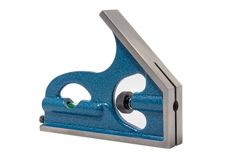 PEC Tools 2-Piece Combination Square, 12" Machinist Blade, Made in USA - color: 4R, size: 12"
