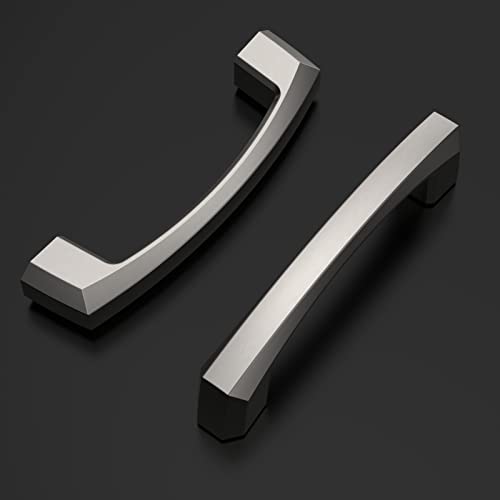Amerdeco 10 Pack Brushed Satin Nickel Cabinet Pulls 3 Inch(76MM) Hole Centers Kitchen Cabinet Handles Hardware Kitchen Handles for Cabinets Cupboard Handles Drawer Pulls ZH0032… - color: Brushed Satin Nickel, size: 3"/76MM Hole Center