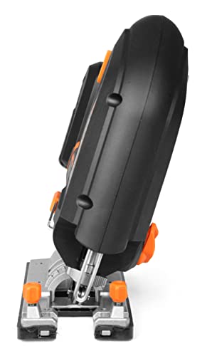 WEN Cordless Jigsaw, Variable Speed with 20V Max 2.0 Ah Lithium Ion Battery and Charger (20661) - size: Handheld, style: Brushed Variable Speed