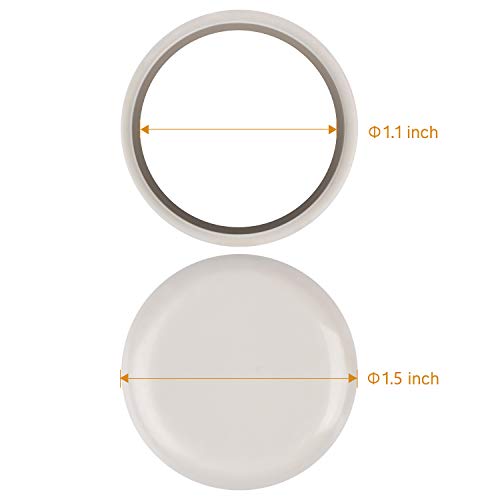 24PCS Furniture Sliders for Carpet & Hardwood Floors,1-1/2" Chair Sliders - size: 1 1/2 Inch Round