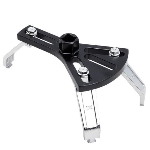 Osilly Car Fuel Pump Removal Tool, Adjustable Fuel Lid Tank Cover Collar Ring Spanner, Auto Fuel Pump Lock Ring Removal and Reinstall Tool, Universal 4.5" to 7.3" Fuel Tank Repair Tool