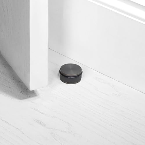 Buster + Punch Door Stop/Floor/Cross Smoked Bronze - color: SMOKED BRONZE