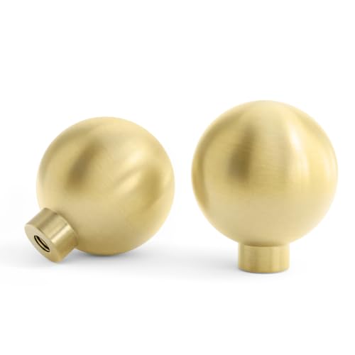 Goldenwarm 10 Pack Gold Cabinet Knobs Kitchen Knobs for Cabinets - color: Brushed Gold