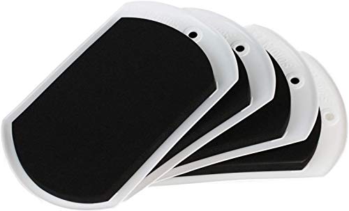 Furniture Slides for Carpet, Large (9” x 6”) - Easily Move Sofas, Loveseats, Cabinets, Bookcases, and More (4 Slides per Set) - size: 9" x 6"