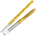M6 x1.0 Tap and 5.0mm Drill Bit,M2 HSS Metric Threading Drill and Tap Set - size: M6 x1.0 Tap & 5.0mm Drill