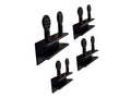 QCAA Sliding Window Security Lock, Child Proof Lock, Aluminum, Black, 4 Pack, Made in Taiwan - color: Black(3/8"), size: 4pack