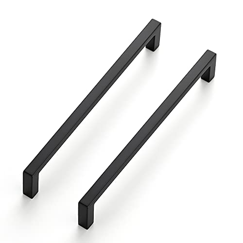 Ravinte Matte Black Cabinet Pulls Slim Cabinet Handles 6-1/4 Inch 30 Pack - size: 6-1/4" Hole Center