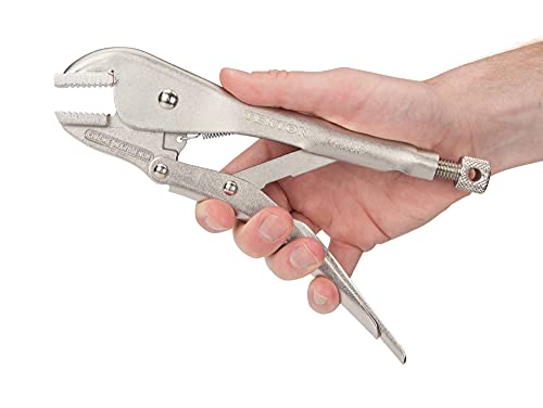 TEKTON 10 Inch Straight Jaw Locking Pliers | PLK00010 - size: 10 Inch (Individual)