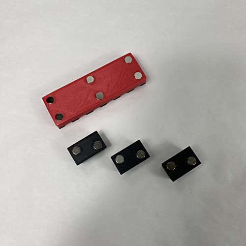 MagAttach Socket Extension Organizers (1/4", Red/Black) - color: Red/Black, size: 1/4"