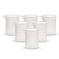 Gartful 100ml Silicone Measuring Cups for Resin Mixing, 6PCS Mixing Cups for Epoxy Resin, Jewelry Casting Molds, Acrylic Paint, Reusable Non-stick Pouring Tools - size: Small-100ml*6