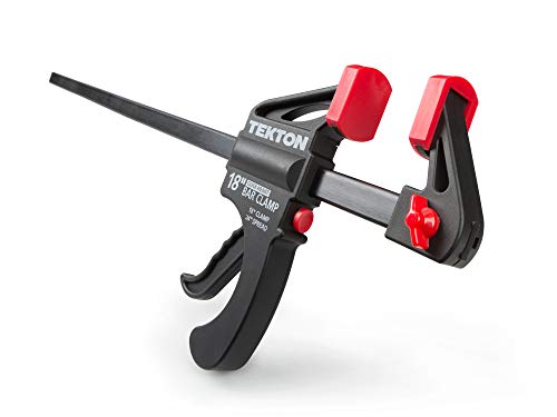 TEKTON 18 Inch Ratchet Bar Clamp / 24 Inch Spreader | 39183 - size: 18 in. / 24 in., style: Single Clamp