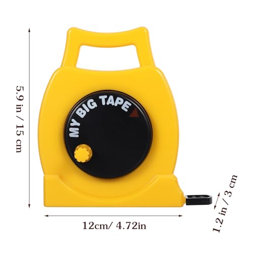 2Pack Kids Measuring Tape Retractable Tape Measure with Inch&Centimeter Kids Measuring,Ages 3+,Retractable Toy, 3. 3ft,Construction Toy,Back to School for Toddlers,Height Measurement Counting Tool