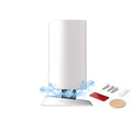 PANALI Magnetic Door Stopper, Door Stop Floor Mount, 1Pack, White - color: White