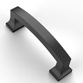 Asidrama 10 Pack 3 Inch(76mm) Hole Centers Kitchen Cabinet Handles, Matte Black Cabinet Pulls Kitchen Cabinet Hardware for Cupboard Drawer Pulls - color: Matte Black, size: 3" Hole Center, style: 10 Pack
