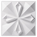 Art3dwallpanels 33 Pack 3D Wall Panels, White PVC | Modern Raised 3D Wall Tiles, Waterproof Fireproof, 33 Sheets Large Pack, Easy DIY Mount for Residential Commercial Wall - color: New White