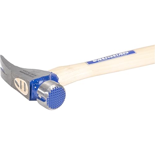 VAUGHAN California Framing Hammer, 19 Oz Milled Face, Assembled in the USA - color: Straight - Long, size: 19 oz