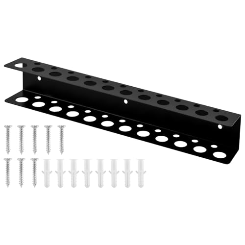 Screwdriver Organizer Wall Mount, Heavy Duty Metal Utility Storage Rack Storage Peg Board Hand Tools Organizer Screw Driver Holder Suitable Garages Homes Workshops Sheds