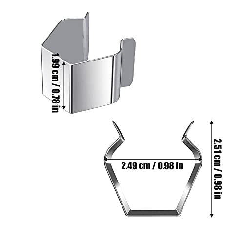 Sankoly Screen Door Installer Clips 20 Pieces Window Screen Installer Clips Screen Repair Clips for Patio and Garage