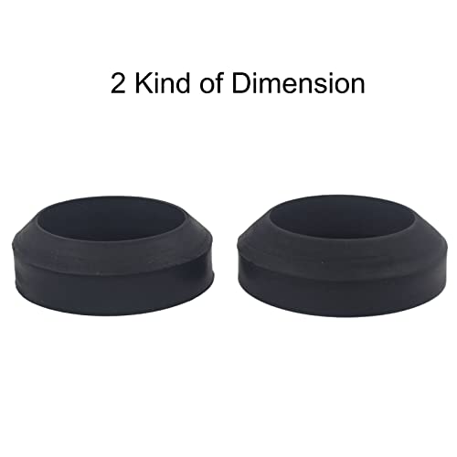 Universal Toilet Tank to Bowl Gasket Repair Kit, 2 Pcs Gasket and 4 Sets 5/16 * 3.15 inch Stainless Steel Heavy Duty Rustproof Bolt Hardware Kits,Fits 3-Inch 3.5-Inch Flush Valve Opening. - style: 2Pcs 3 inch Gasket with 4 Sets Stainless Steel Bolt Kit