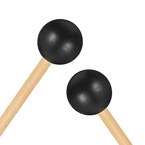 Miwayer Rubber Mallet 8/12.5/15in Drumsticks for Percussion Such as Tongue Drum, Xylophone, Glockenspiel, Handpan (15in) - color: 15in