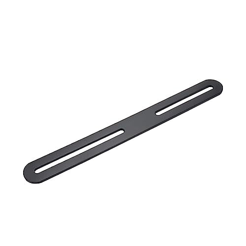 Xiaoyztan 8.5 Inch Stainless Flat Bracket Adjustable Support 6 Pcs - color: Black, size: Small