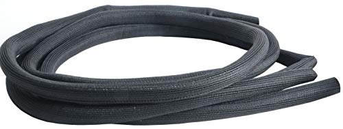 Design Engineering 010651P10 Black (8mm) 5/16" x 10' Split Sleeve Wire and - size: 5/16" (8mm) x 10'