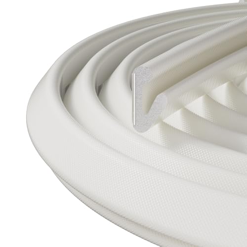33ft White V-Shape Small Weather Stripping Door Frame Seal - color: White, size: 33 FT